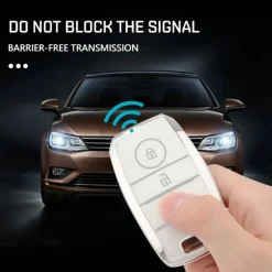 Best TPU Sleutelhoesje voor Kia zwart A3 Autosleutelhoesjes