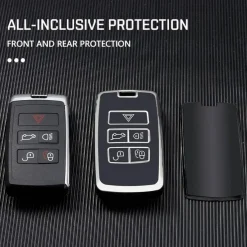 Sale TPU Sleutelhoesje voor Landrover zwart B5 Autosleutelhoesjes