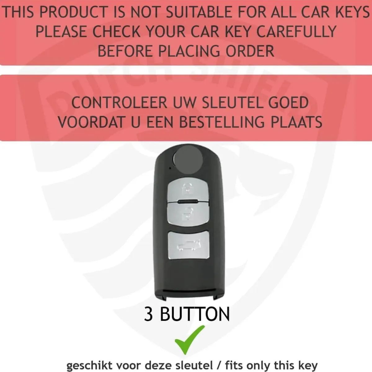 Best TPU Sleutelhoesje voor Mazda zwart A3 Autosleutelhoesjes
