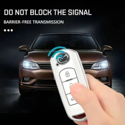 Best TPU Sleutelhoesje voor Mazda zwart A3 Autosleutelhoesjes