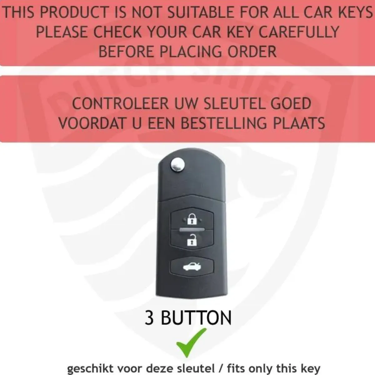 Hot TPU Sleutelhoesje voor Mazda zwart C3 Autosleutelhoesjes