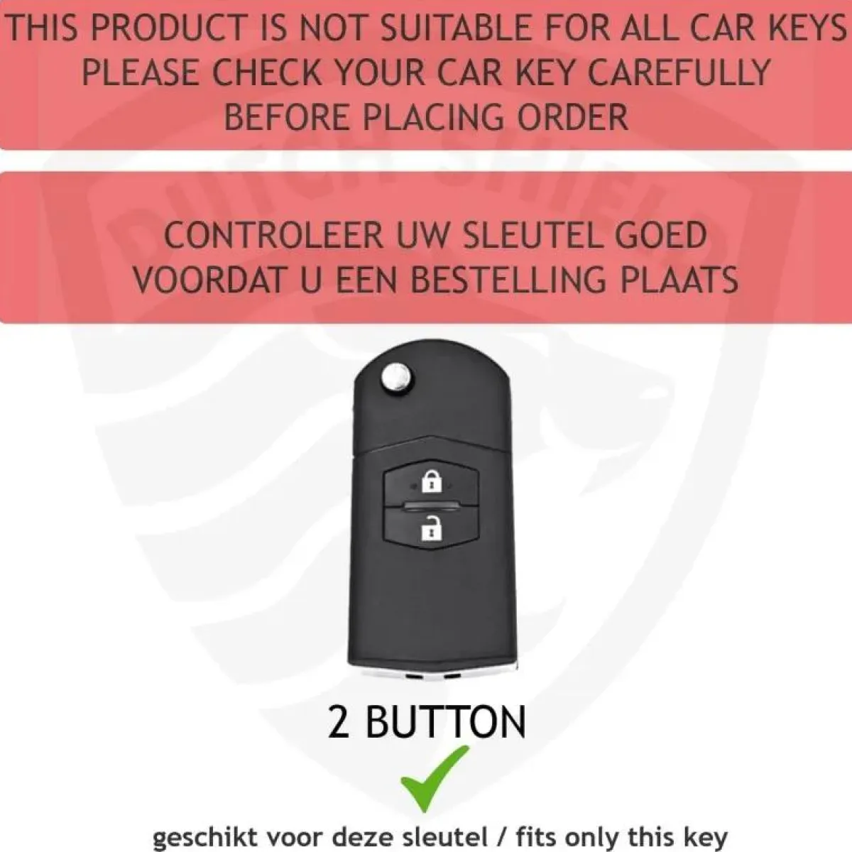 Discount TPU Sleutelhoesje voor Mazda zwart C2 Autosleutelhoesjes