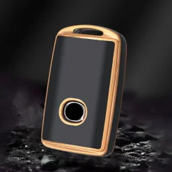 TPU Sleutelhoesje voor Mazda goud B3 Autosleutelhoesjes