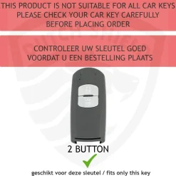 Best TPU Sleutelhoesje voor Mazda goud A2 Autosleutelhoesjes