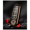Discount TPU Sleutelhoesje voor Mazda goud A3 Autosleutelhoesjes