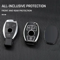 Discount TPU Sleutelhoesje voor Mercedes zwart A3 Autosleutelhoesjes