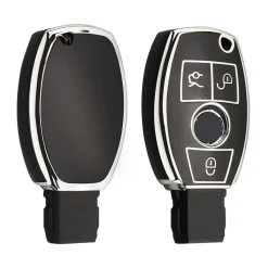 Discount TPU Sleutelhoesje voor Mercedes zwart A3 Autosleutelhoesjes