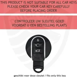 Best TPU Sleutelhoesje voor Mini goud C3 Autosleutelhoesjes