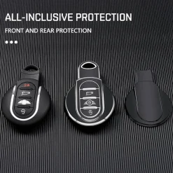 Discount TPU Sleutelhoesje voor Mini zwart C3 Autosleutelhoesjes
