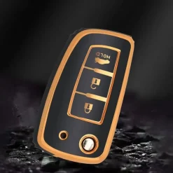 Online TPU Sleutelhoesje voor Nissan goud B3B Autosleutelhoesjes