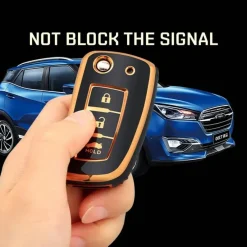 Online TPU Sleutelhoesje voor Nissan goud B3B Autosleutelhoesjes