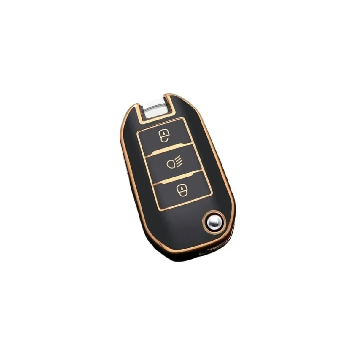 Outlet TPU Sleutelhoesje voor Opel goud A3B Autosleutelhoesjes