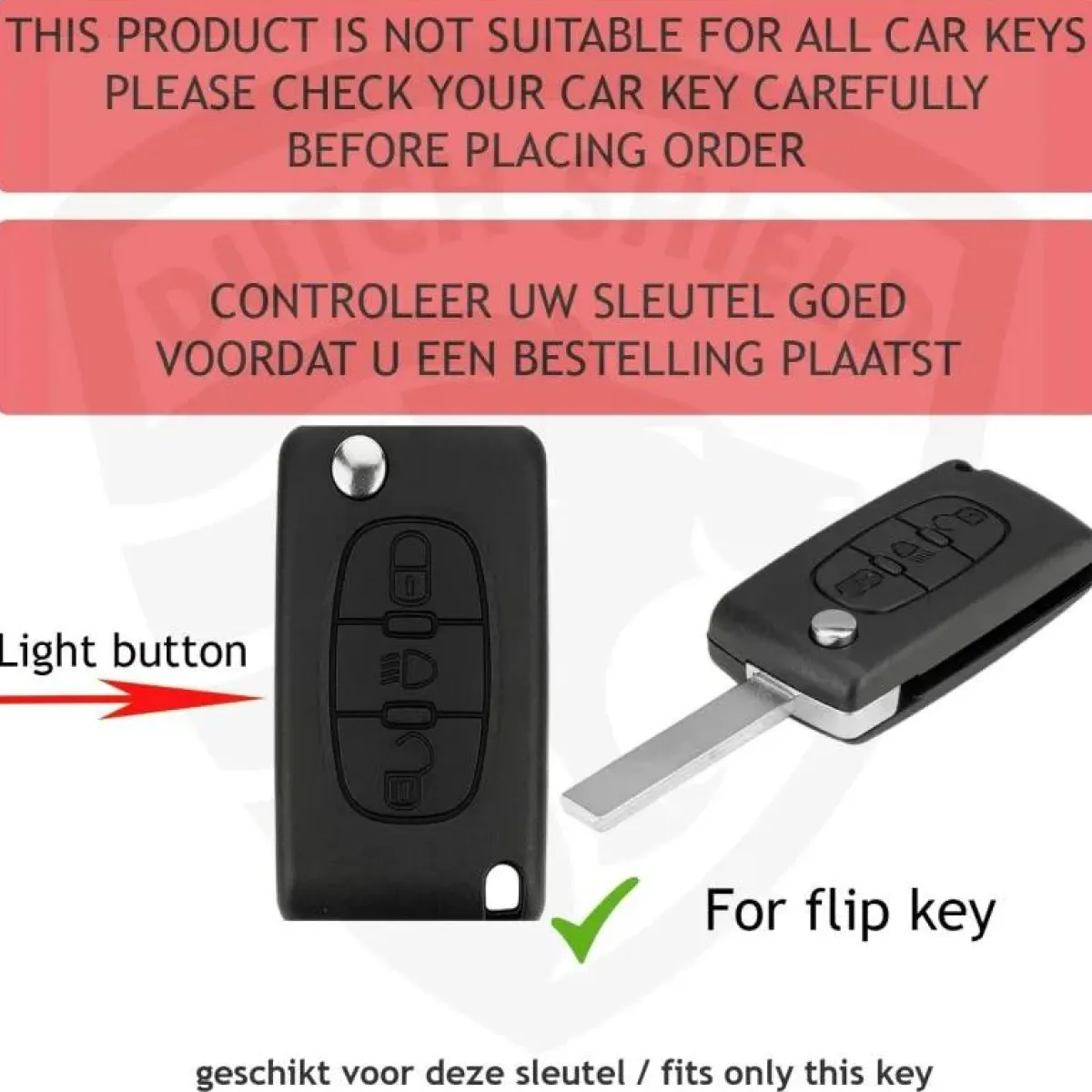 Hot TPU Sleutelhoesje voor Peugeot zwart D3B Autosleutelhoesjes