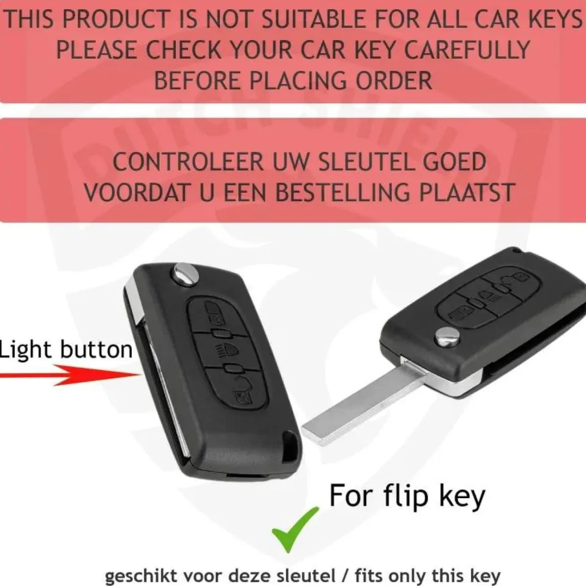Hot TPU Sleutelhoesje voor Peugeot zwart D3B Autosleutelhoesjes