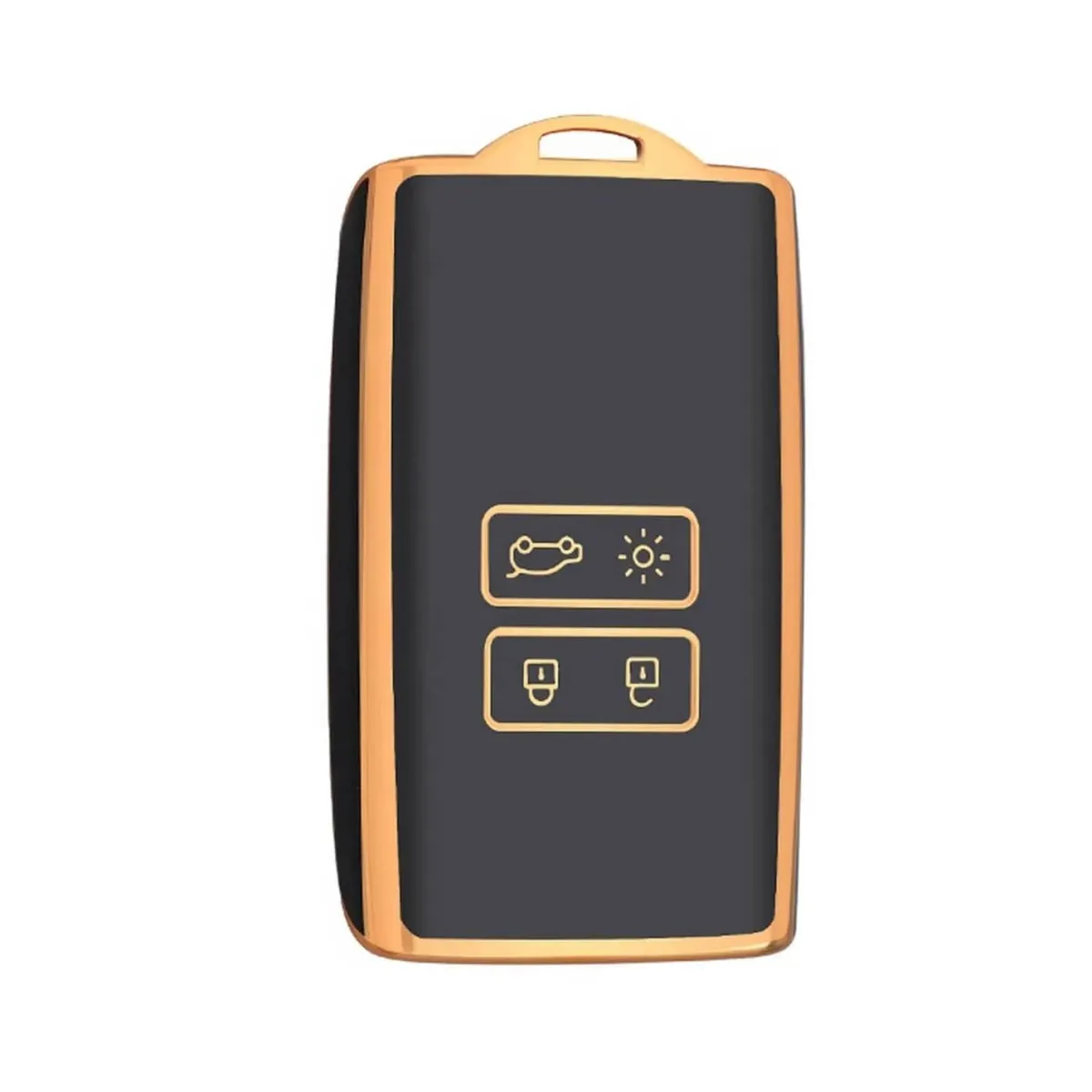 New TPU Sleutelhoesje voor Renault goud A4 Autosleutelhoesjes