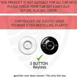 Online TPU Sleutelhoesje voor Smart clear 26 Autosleutelhoesjes