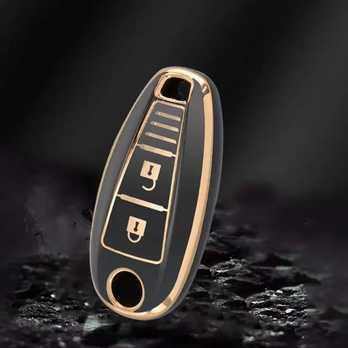 Online TPU Sleutelhoesje voor Suzuki goud A3A Autosleutelhoesjes