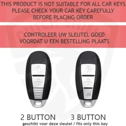 Online TPU Sleutelhoesje voor Suzuki goud A3A Autosleutelhoesjes