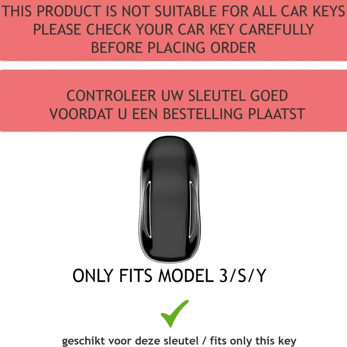 Online TPU Sleutelhoesje voor Tesla Model 3-Y-S goud Autosleutelhoesjes