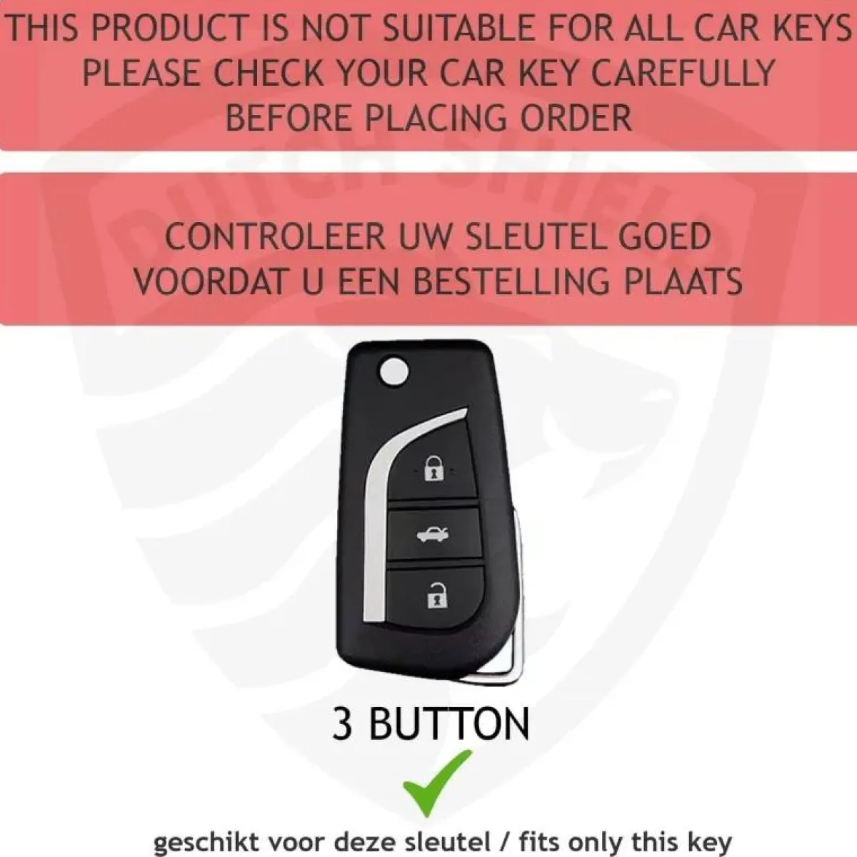 Hot TPU Sleutelhoesje voor Toyota zwart C3 Autosleutelhoesjes