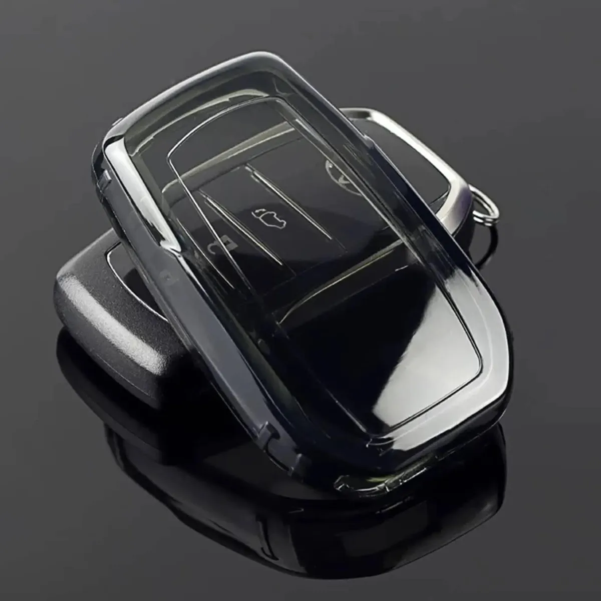 Discount TPU Sleutelhoesje voor Toyota clear 220 Autosleutelhoesjes