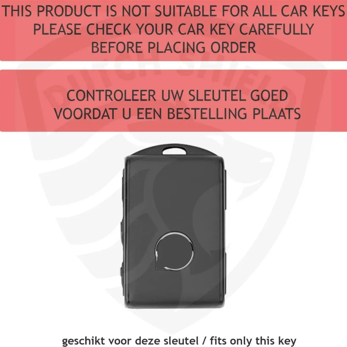 Hot TPU Sleutelhoesje voor Volvo zwart VOLVO Autosleutelhoesjes