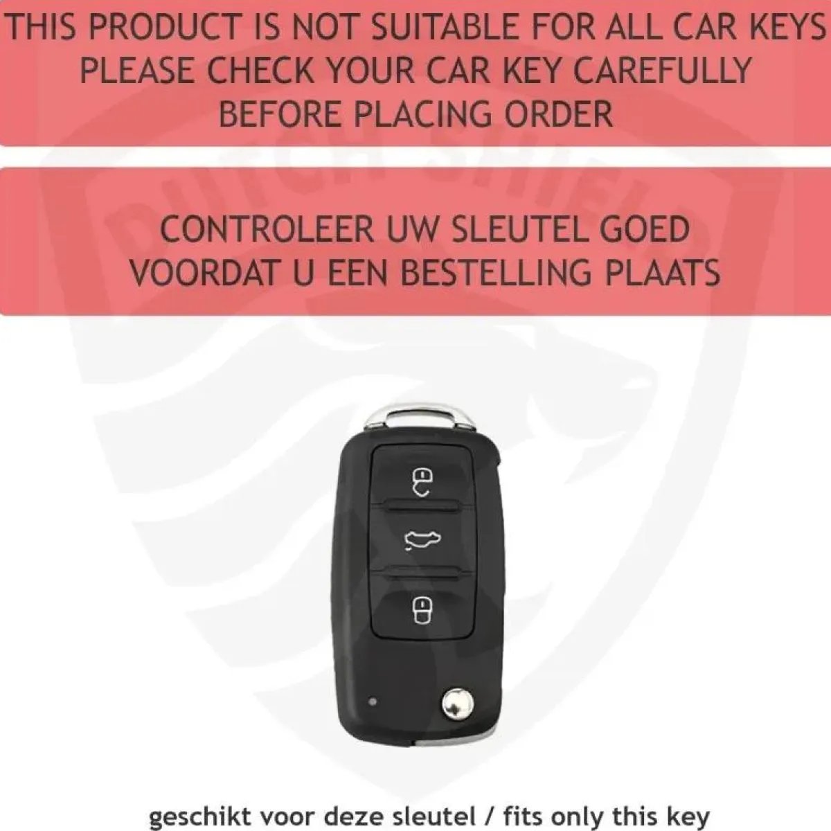 Online TPU Sleutelhoesje VW - Skoda - Seat Cupra zwart A3 Autosleutelhoesjes