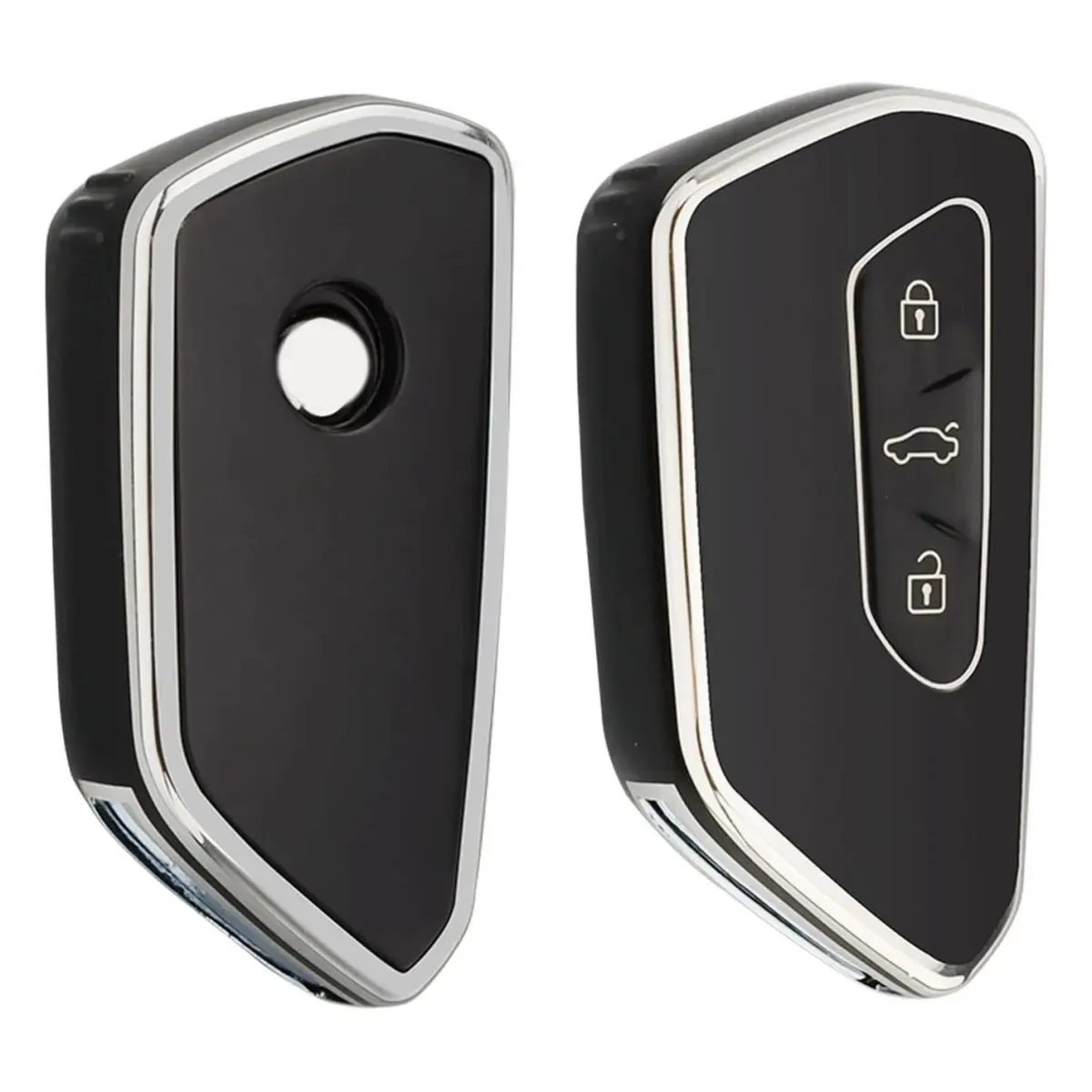 Clearance TPU Sleutelhoesje VW - Skoda - Seat Cupra zwart G3 Autosleutelhoesjes
