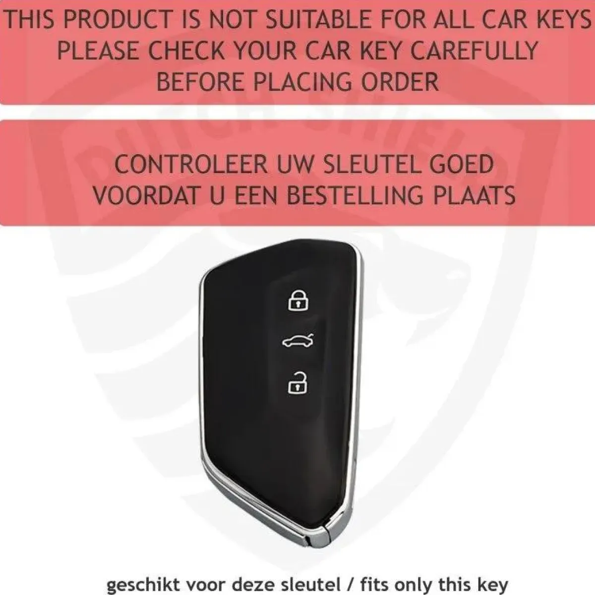 Outlet TPU Sleutelhoesje VW - Skoda Seat Cupra clear 204 Autosleutelhoesjes