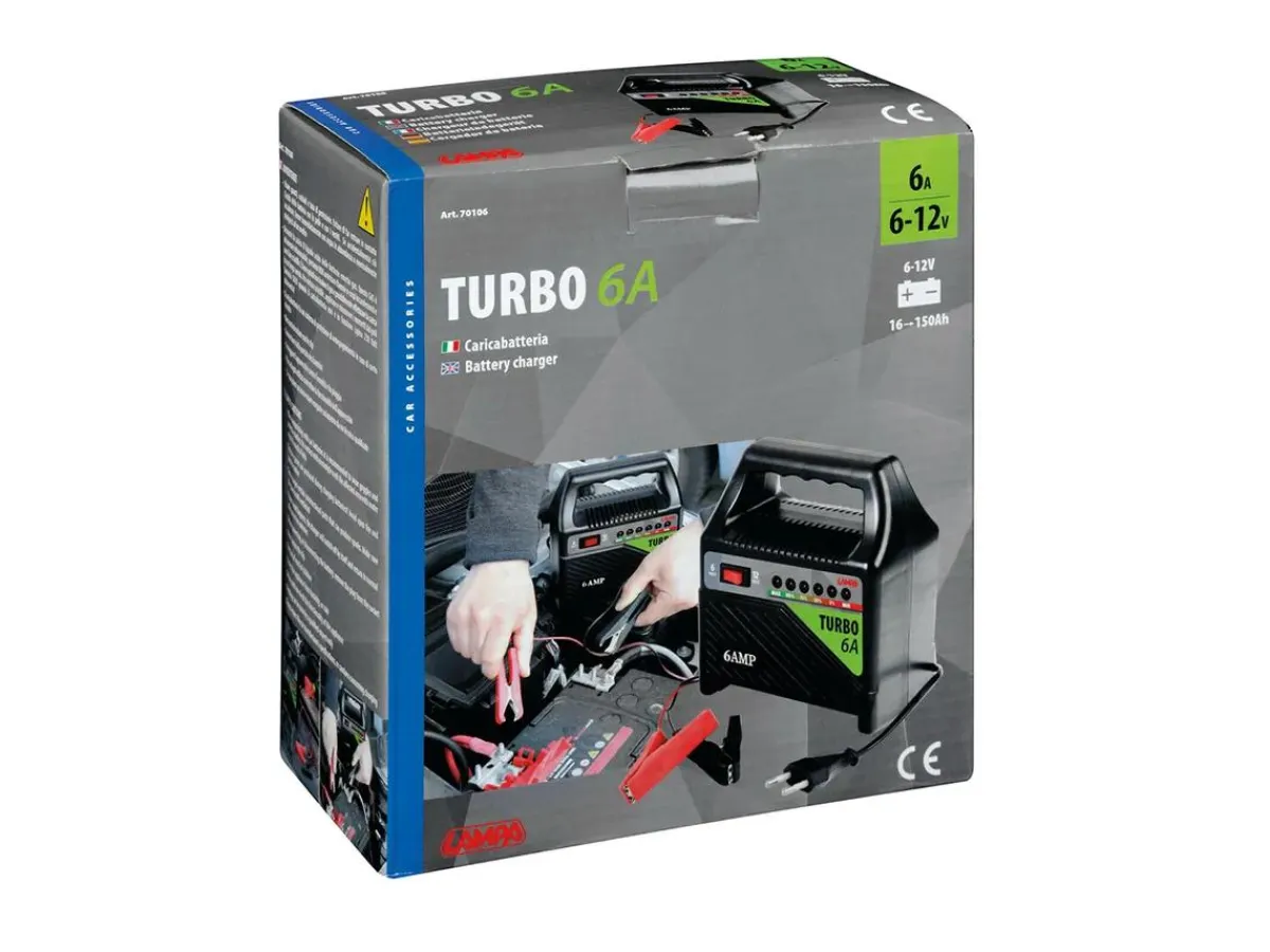 New Turbo 6A acculader 6/12V met LED-indicatoren Acculaders & Starthulpen