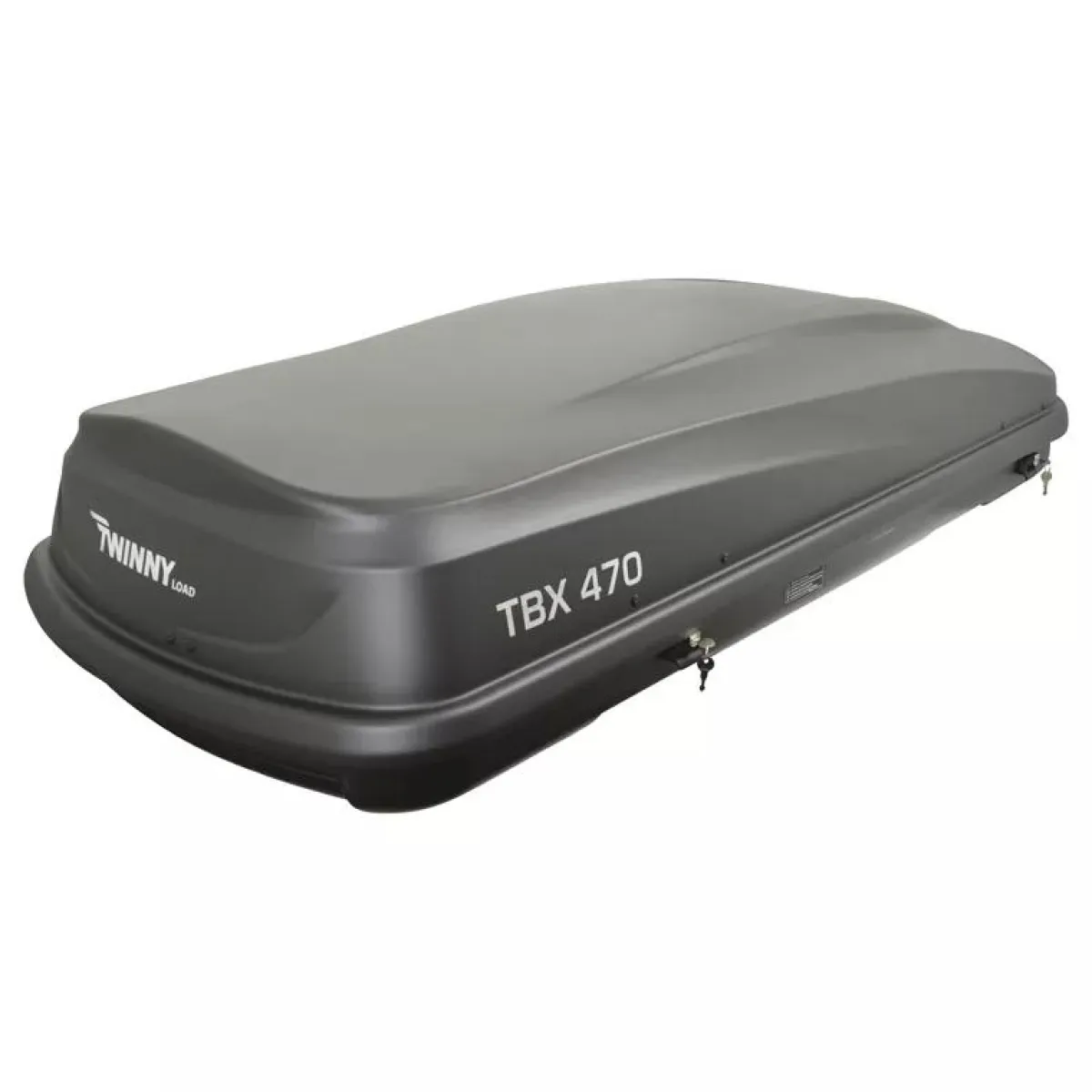 Online Twinnyload Dakkoffer TBX 470 Liter Mat-Antraciet Dakkoffers