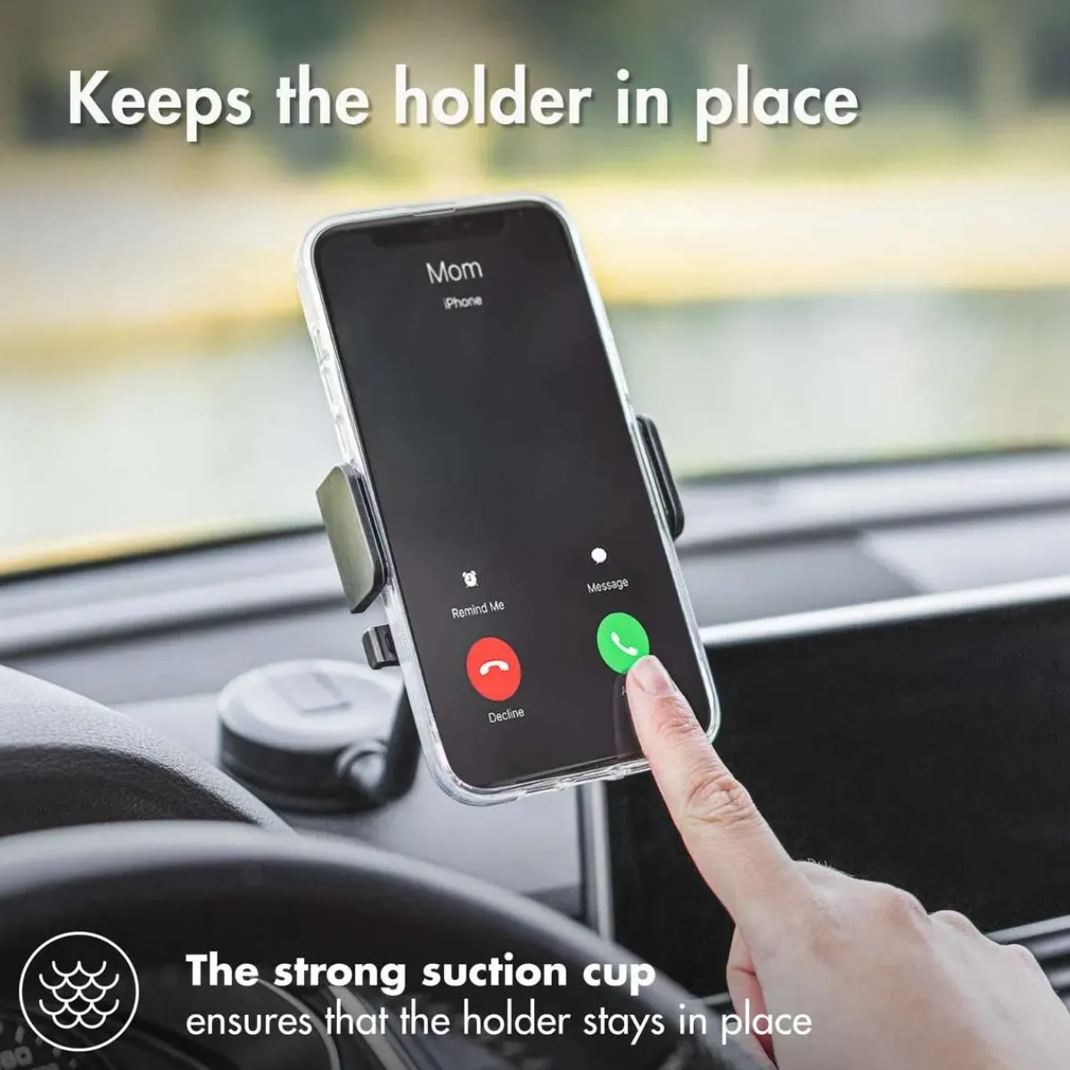 Best Universele Telefoonhouder Auto - Zwart Telefoon & Tablethouders