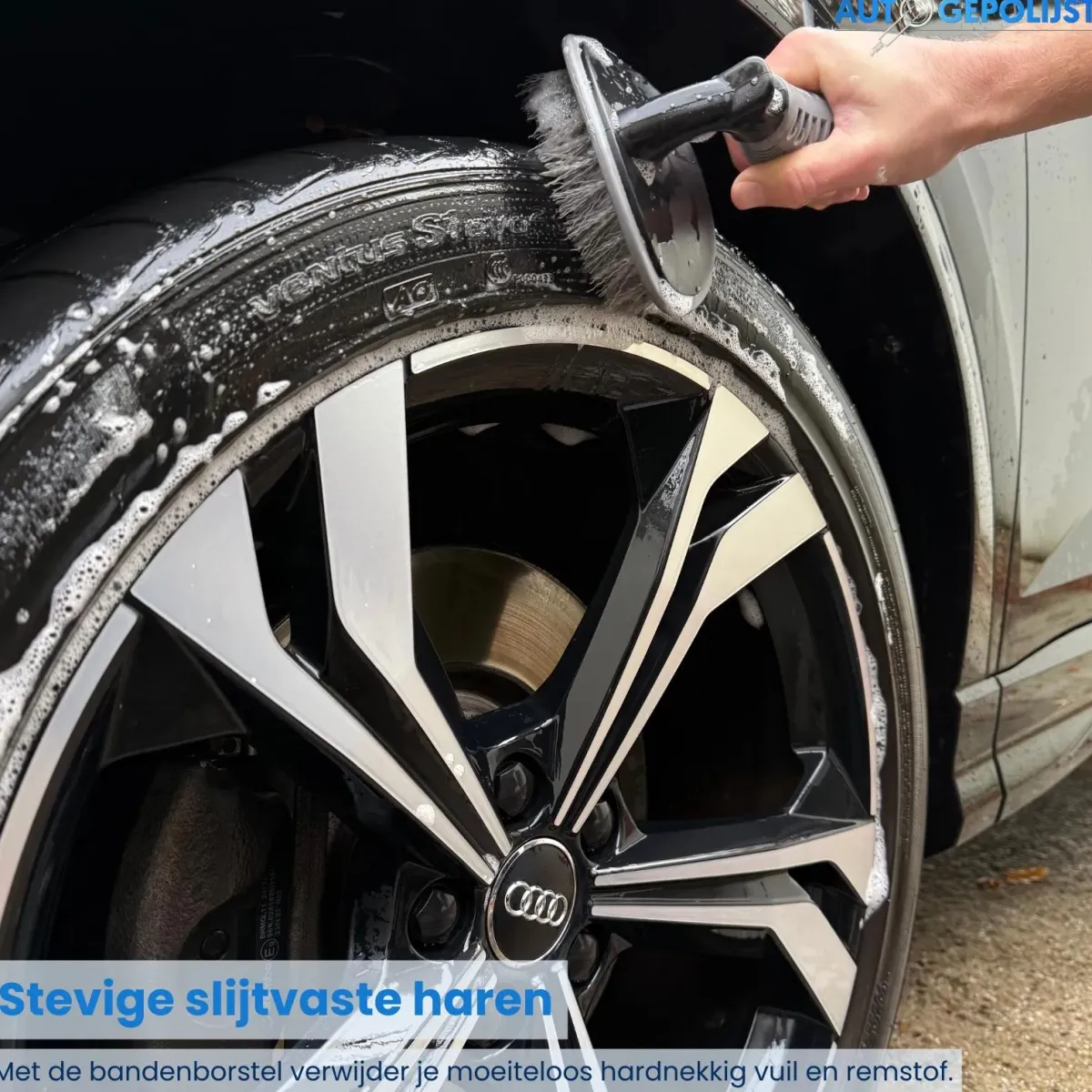 Sale Velgenborstel + Banden Borstel - Slijtvaste Haren Auto Wassen