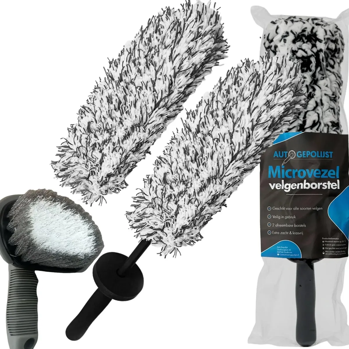 Sale Velgenborstel + Banden Borstel - Slijtvaste Haren Auto Wassen