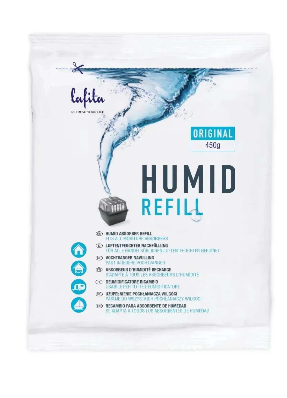 Discount Vochtvanger navulling - 28x - 450 gram Interieurverzorging