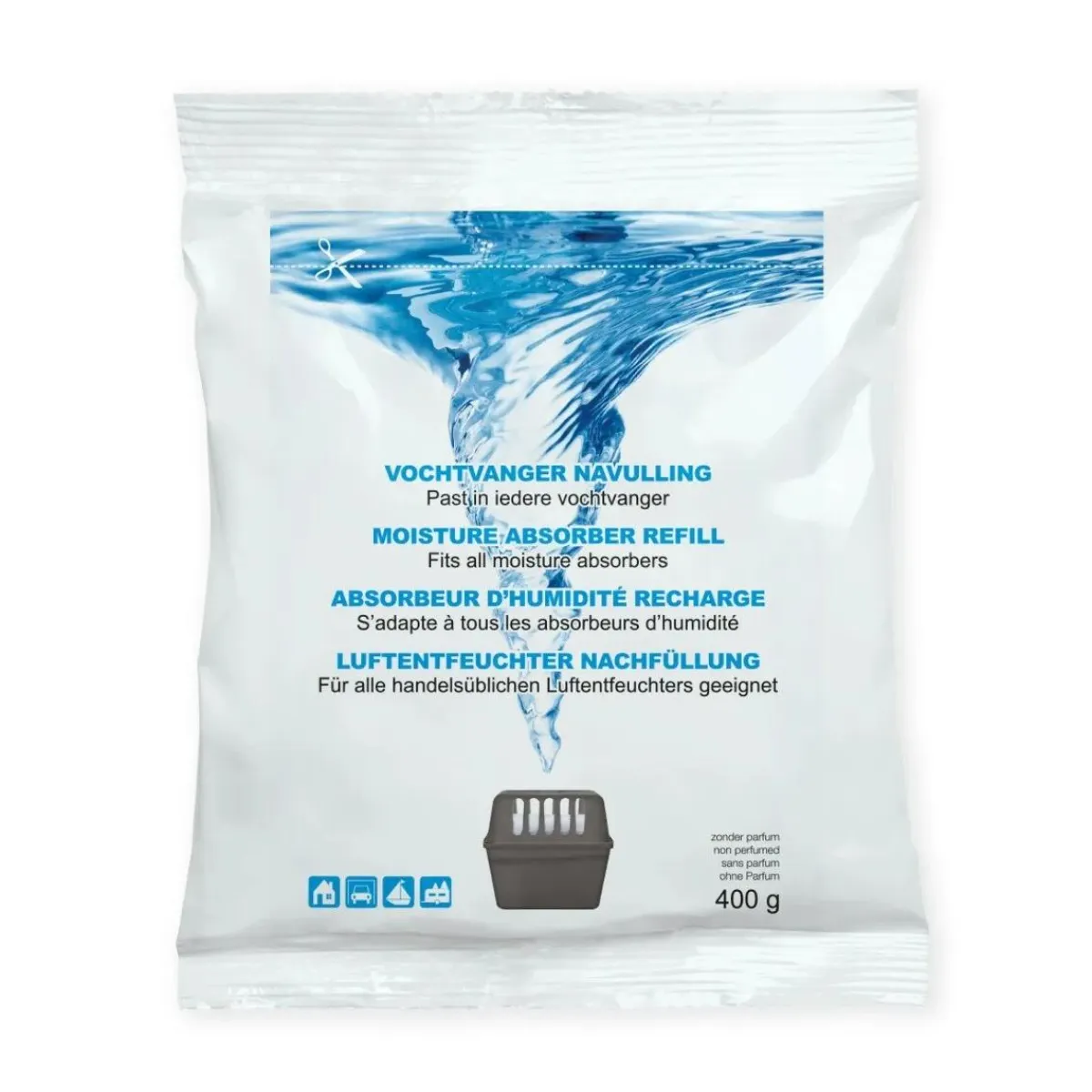 Online Vochtvanger navulling - 36x - 400 gram - neutraal Interieurverzorging