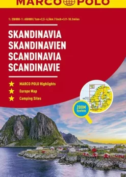 Clearance wegenatlas Scandinavie Atlassen|Wegenkaarten & Atlassen