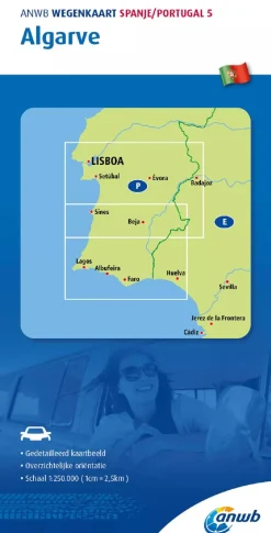 Sale Wegenkaart Algarve Wegenkaarten & Atlassen|Wegenkaarten