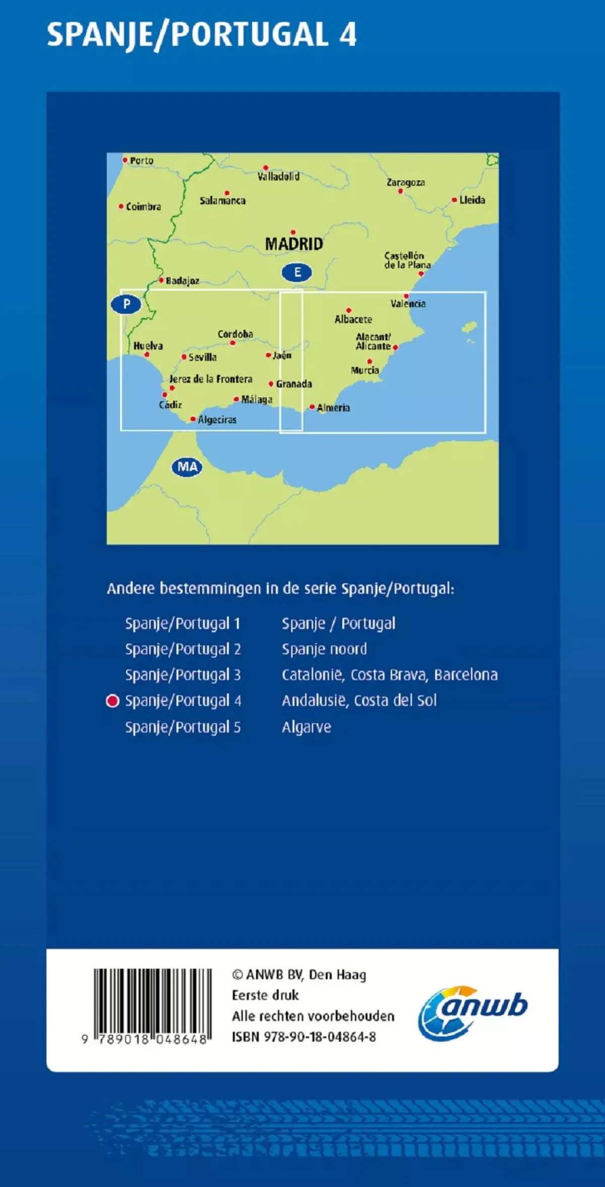 Sale Wegenkaart Andalusië en Costa del Sol Wegenkaarten & Atlassen|Wegenkaarten