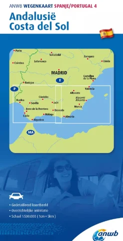 Sale Wegenkaart Andalusië en Costa del Sol Wegenkaarten & Atlassen|Wegenkaarten