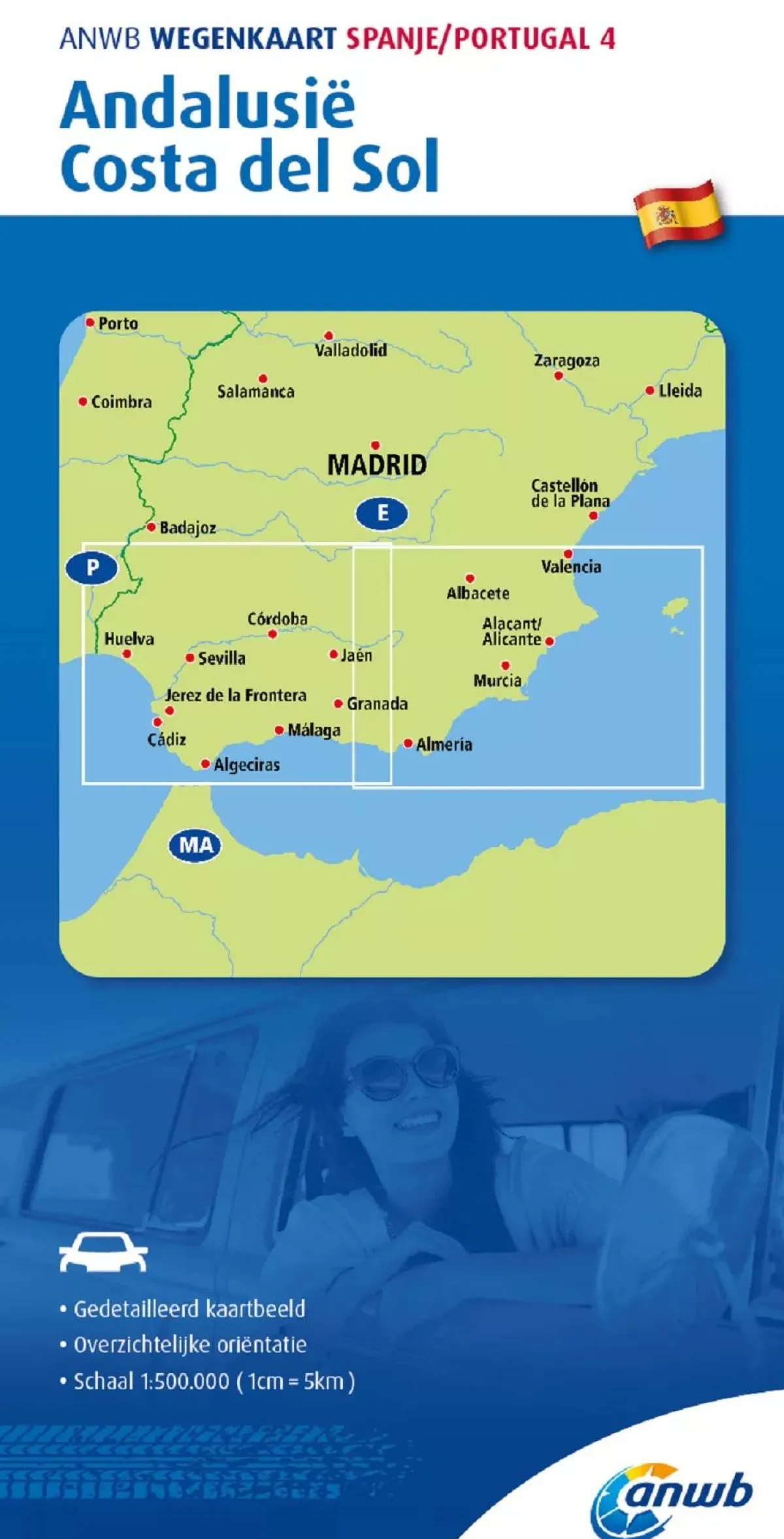 Sale Wegenkaart Andalusië en Costa del Sol Wegenkaarten & Atlassen|Wegenkaarten