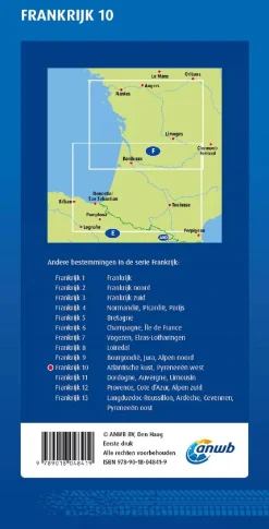 Outlet Wegenkaart Atlantische Kust, Pyreneeen West Wegenkaarten & Atlassen|Wegenkaarten