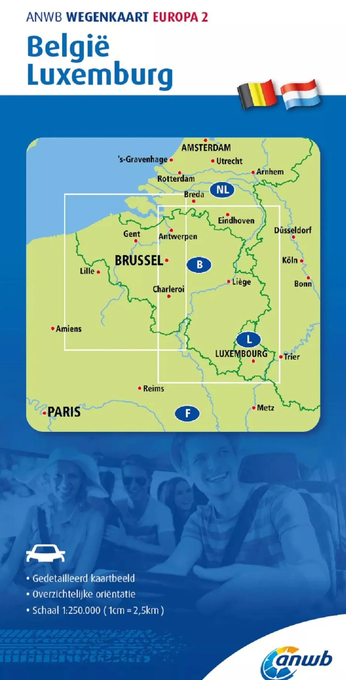 Online Wegenkaart België en Luxemburg Wegenkaarten & Atlassen|Wegenkaarten