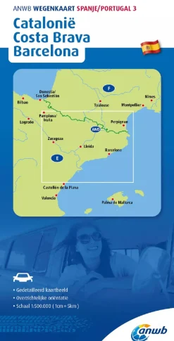 New Wegenkaart Catalonië, Costa Brava Wegenkaarten & Atlassen|Wegenkaarten