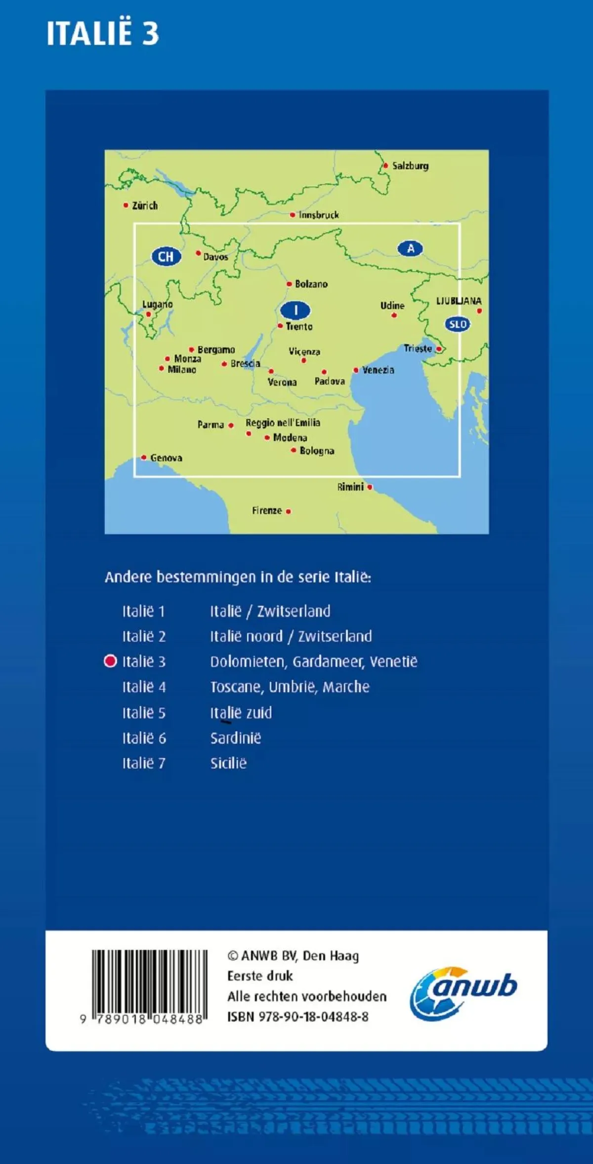 New Wegenkaart Dolomieten, Gardameer, Venetie Wegenkaarten & Atlassen|Wegenkaarten
