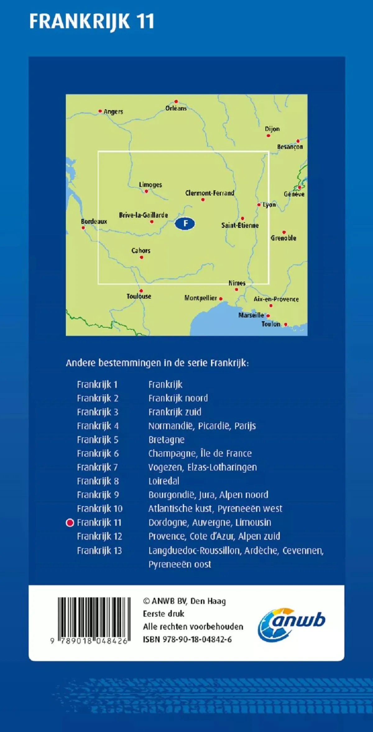 Online Wegenkaart Dordogne, Auvergne, Limousin Wegenkaarten & Atlassen|Wegenkaarten