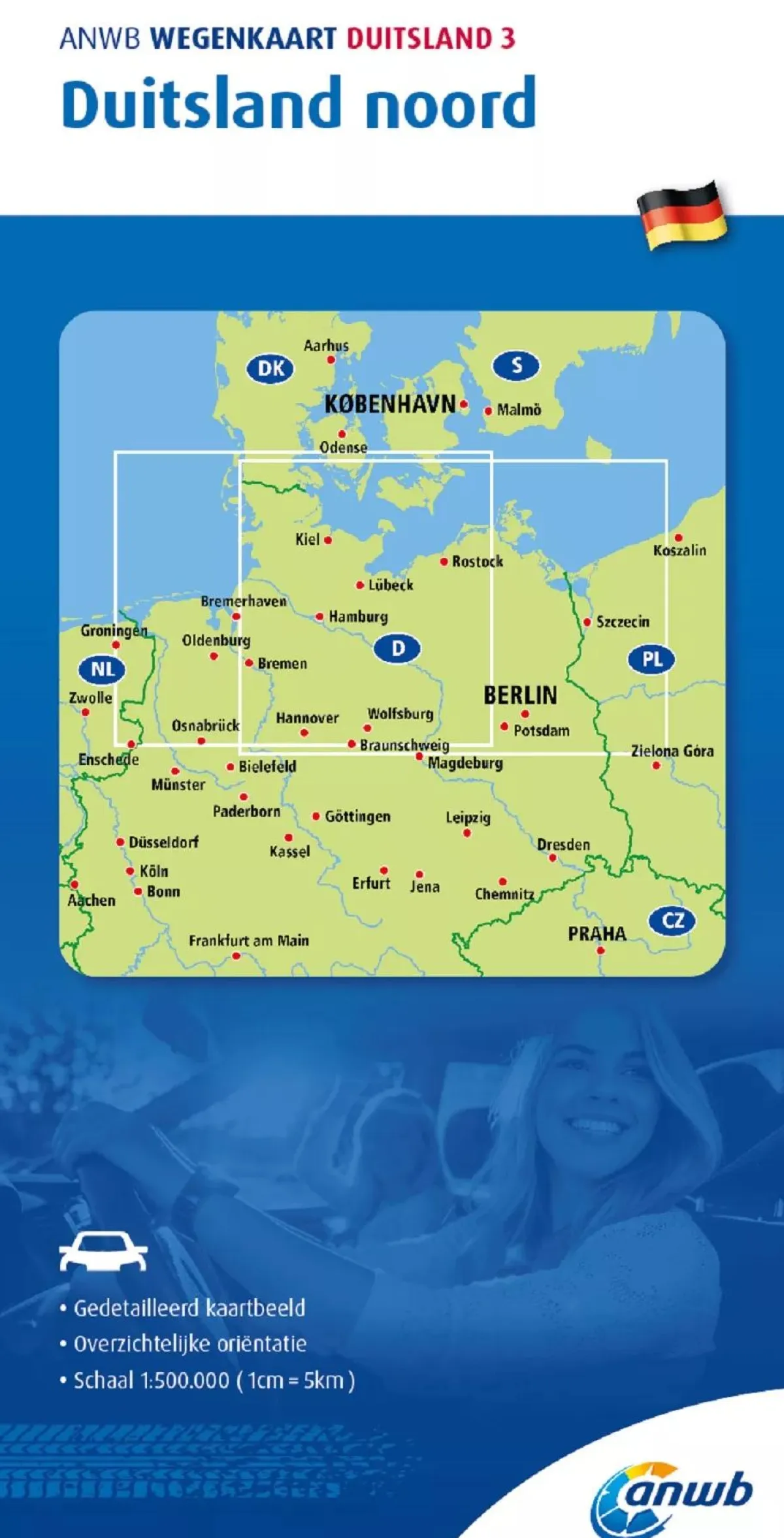 Clearance Wegenkaart Duitsland Noord Wegenkaarten & Atlassen|Wegenkaarten