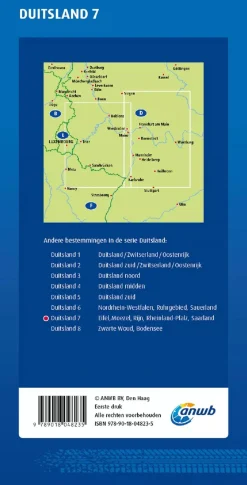Clearance Wegenkaart Eifel, Moezel, Rijn, Rheinland-Pfalz, Saarland Wegenkaarten & Atlassen|Wegenkaarten