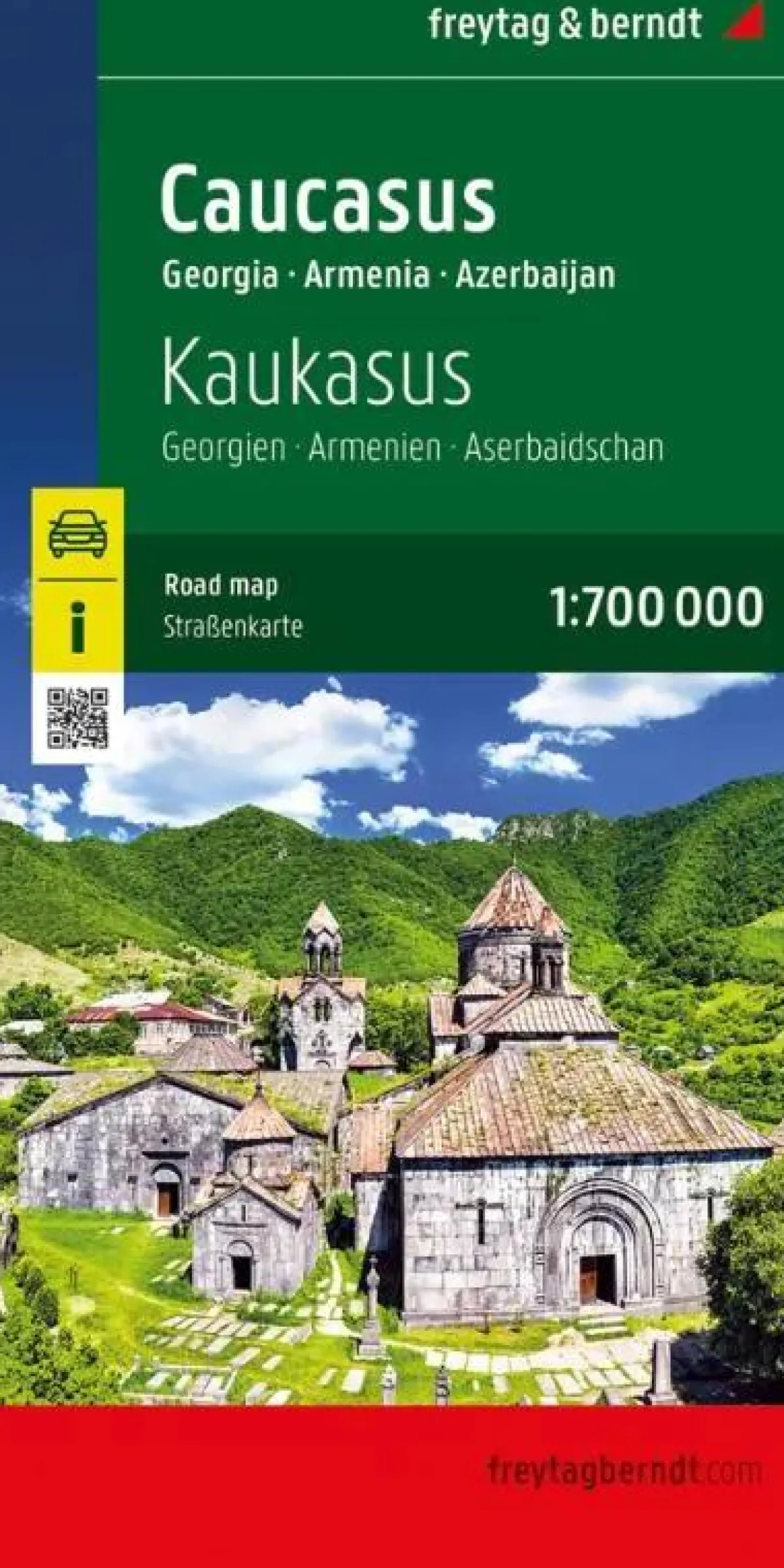 Discount Wegenkaart F&B Armenië, Azerbeidjan en Georgië Wegenkaarten & Atlassen|Wegenkaarten