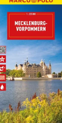 Outlet wegenkaart Mecklenburg-Vorpommern Wegenkaarten & Atlassen|Wegenkaarten